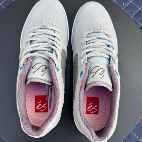 ES  Swift 1.5  Grey/Dark Grey/Blue skateboarding sneaker shoes Size 9 NWOB - Picture 8 of 11